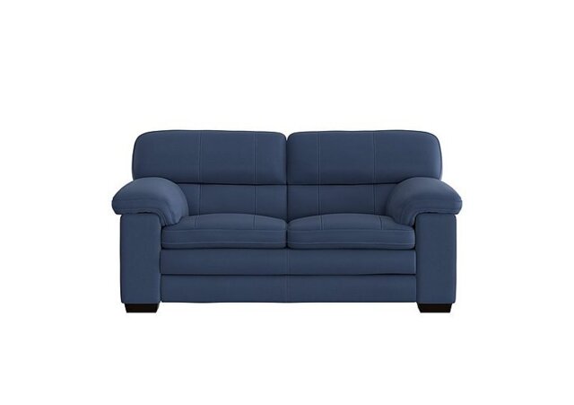 World of Leather - Cozee Fabric 2 Seater Sofa - Blue