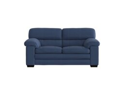 World of Leather - Cozee Fabric 2 Seater Sofa - Blue