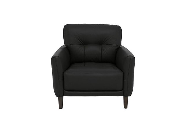 World of Leather - Uno NC Leather Chair - Black