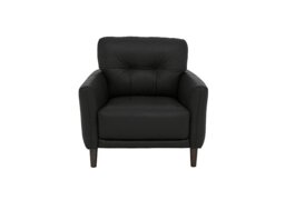 World of Leather - Uno NC Leather Chair - Black