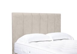 Artisan Collection Rhodes High Floor Standing Headboard - Double - Sandstone Pearl