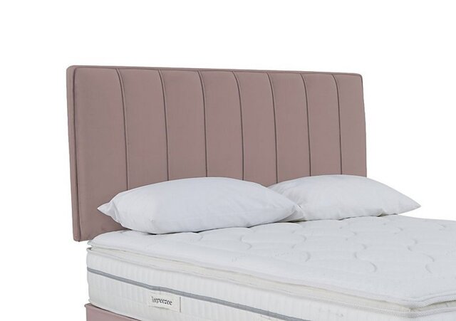 Sleepeezee - Daniel Strutted Headboard - King Size - Plush Light Pink