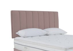 Sleepeezee - Daniel Strutted Headboard - King Size - Plush Light Pink