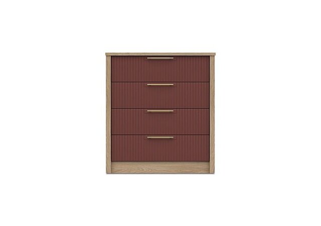 London Bedrooms - Chelsea 4 Drawer Chest with Gold Handles