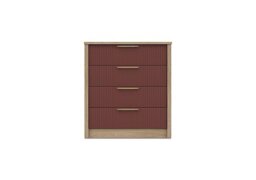 London Bedrooms - Chelsea 4 Drawer Chest with Gold Handles