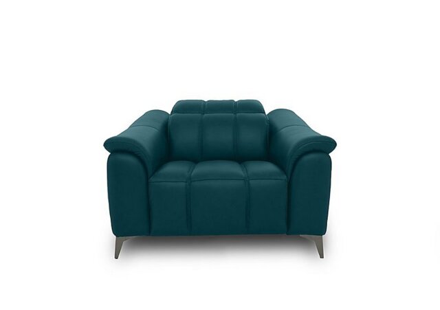 Angelo Leather Chair - Midnight Jade