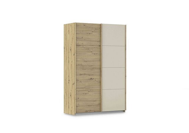 Rauch - Freja 136cm 2 Door Sliding Two Toned Wardrobe