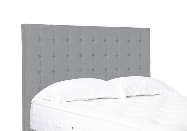 Artisan Collection Dot Medium Floor Standing Headboard - Double - Aston Silver