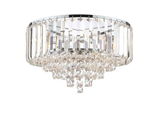 Laura Ashley - Vienna 3 Bulb Flush Ceiling Light