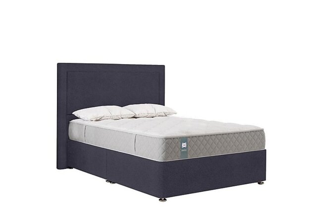 Sealy - Claremont Medium Divan Set - Super King - Wool Midnight