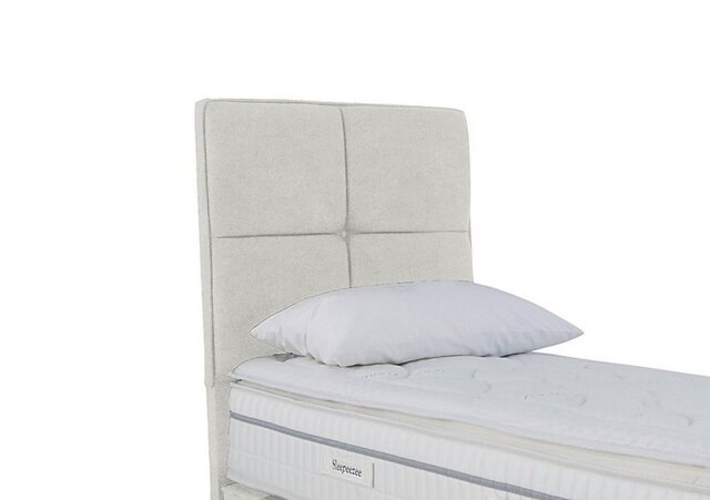 Sleepeezee - Dalmore Floor Standing Headboard - Single - Queens Pebble