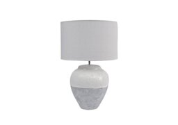 Skyline Large Ceramic Table Lamp - Grey