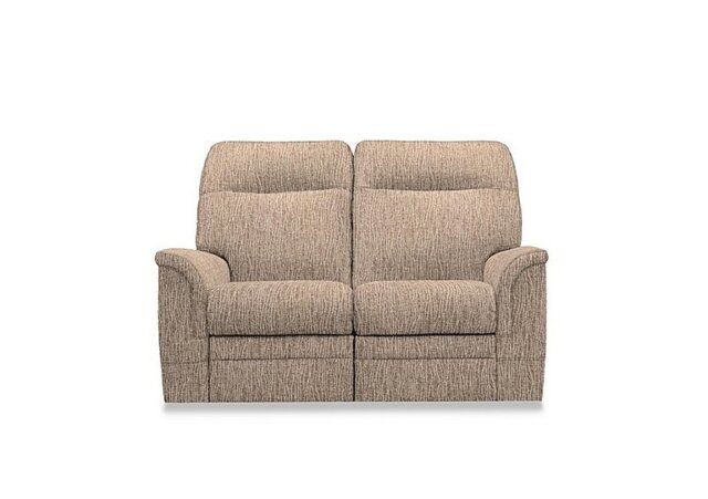 Parker Knoll - Hudson 23 Fabric 2 Seater Recliner Sofa with Headrests and Power Lumbar - Dune Sand