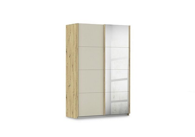 Rauch - Freja 136cm 2 Door Sliding Decor Wardrobe With Mirror Door