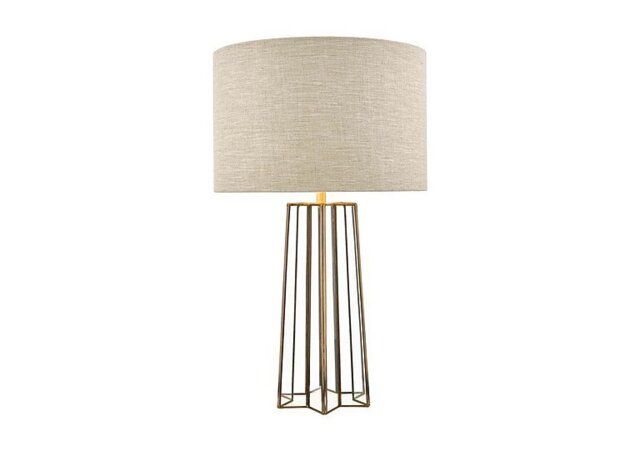Laura Ashley - Star Antique Brass Table Lamp