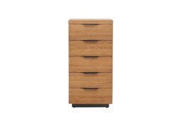Earth 5 Drawer Narrow Chest of Drawers