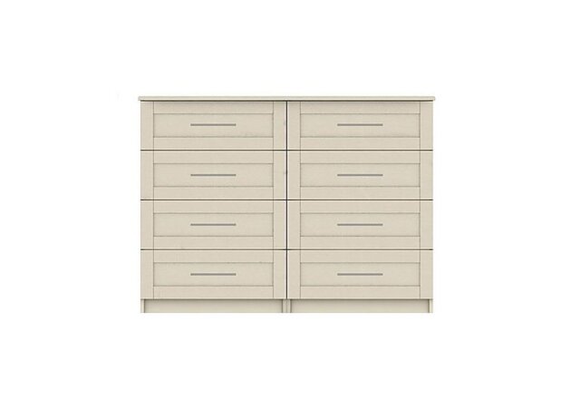 London Bedrooms - Fenchurch 8 Drawer Wide Chest - Champagne