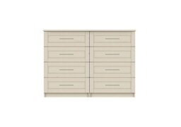 London Bedrooms - Fenchurch 8 Drawer Wide Chest - Champagne