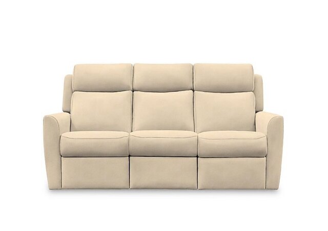 G Plan - Wren 3 Seater Fabric Recliner Sofa with Headrests and Power Lumbar - Stingray Linen
