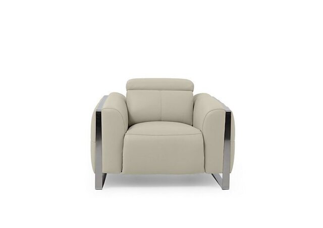Gisella Leather Chair - Bone China