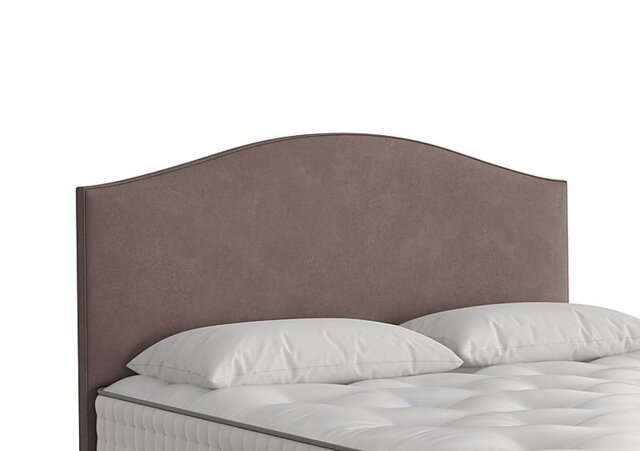 Vispring - Iris Floor Standing Headboard - King Size - Faux Suede Mocha