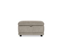 Genius Fabric Storage Footstool - Marble Cream