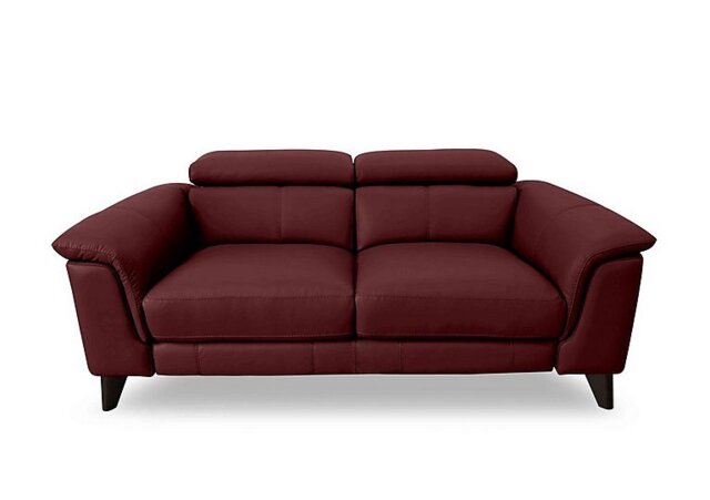 World of Leather - Wade 3 Seater NC Leather Sofa - NC Deep Red