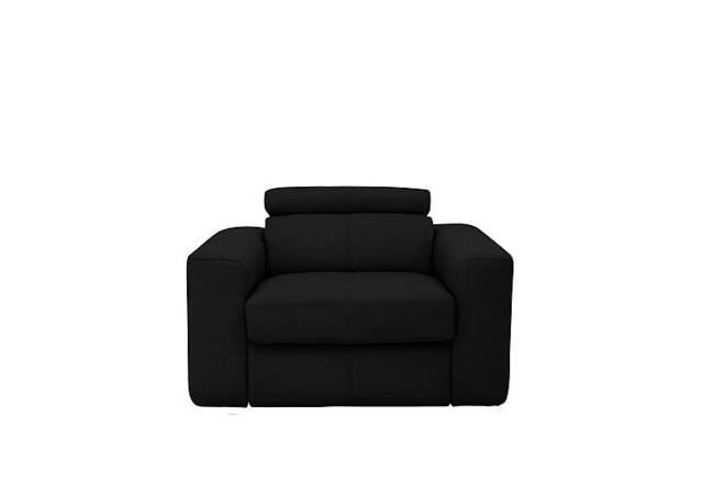 World of Leather - Infinity Leather Armchair - Classic Black