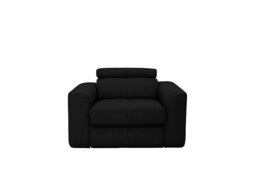 World of Leather - Infinity Leather Armchair - Classic Black