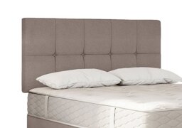 Sealy - Savoy Strutted Headboard - Super King - Wool Latte