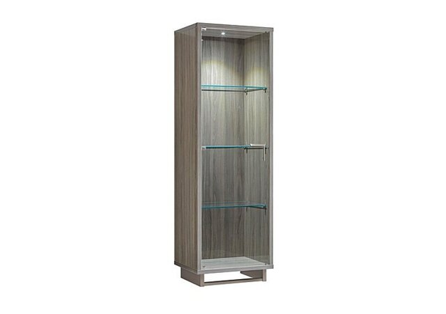 Venezia 1 Door Right Hand Curio Cabinet - Grey