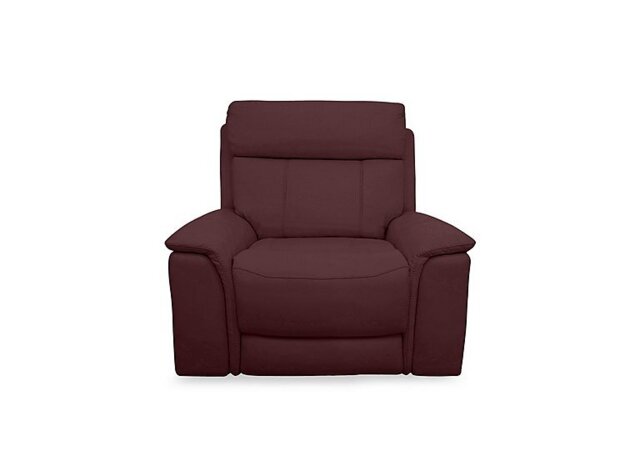 Comfort Story - Chill Leather Power Recliner Chair with Bluetooth - BV Deep Red
