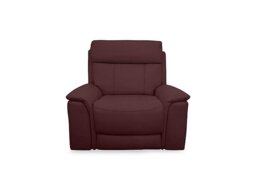 Comfort Story - Chill Leather Power Recliner Chair with Bluetooth - BV Deep Red