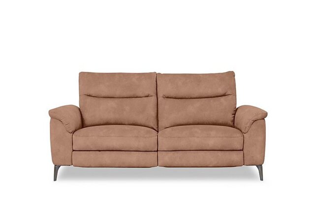 Morgan Fabric 3 Seater Power Recliner Sofa - Dexter Sand - Sofas and Armchairs