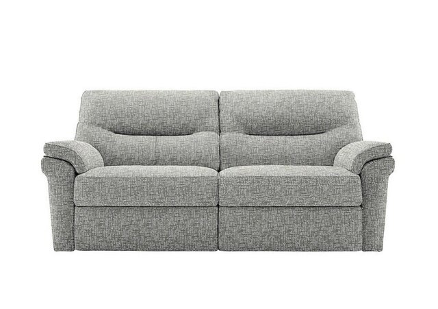 G Plan - Seattle 3 Seater Fabric Power Recliner Sofa with Heated Seats - Remco Duck Egg