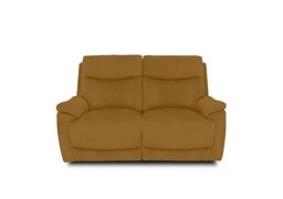 Sloane 2 Seater Fabric Power Recliner Sofa - Opulence Saffron