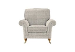 Parker Knoll - Burghley Fabric Armchair - Caledonian Pebble