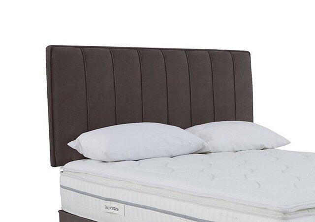 Sleepeezee - Daniel Strutted Headboard - King Size - Dapple Mink