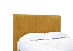 Artisan Collection Austin High Floor Standing Headboard - Super King - Tweed Mustard
