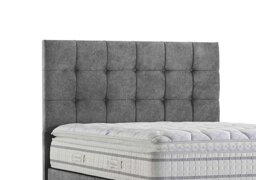Sleepeezee - Apex Floor Standing Headboard - King Size - Joshua Grey