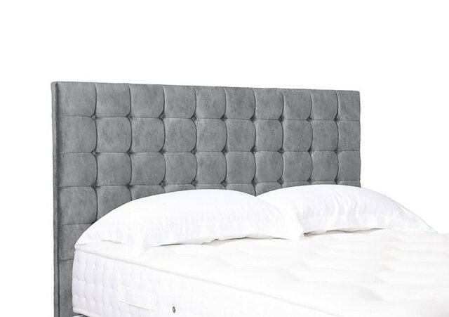 Artisan Collection Dot Standard Floor Standing Headboard - Double - Daytona Silver
