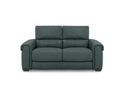World of Leather - Nixon BV Leather 2 Seater Sofa - BV Lake Green