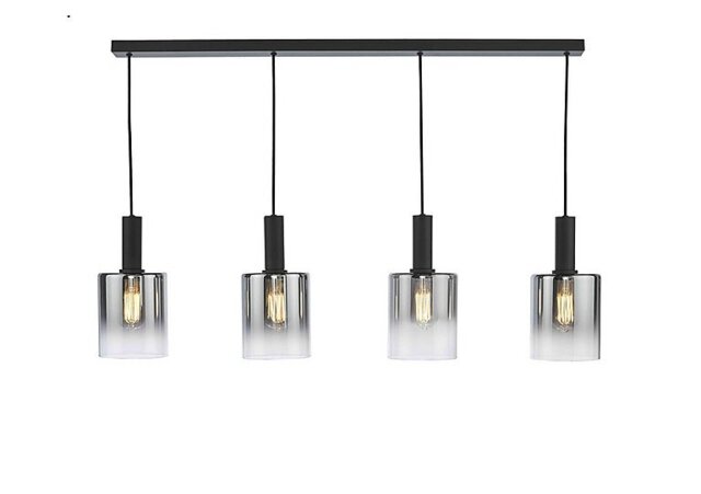 Macon 4 Light Bar Pendant Light - Smoked