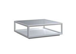 Palazzo Square Coffee Table - Glossy White