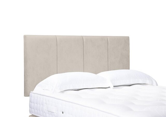 Artisan Collection Linear Standard Strutted Headboard - Single - Sandstone Pearl