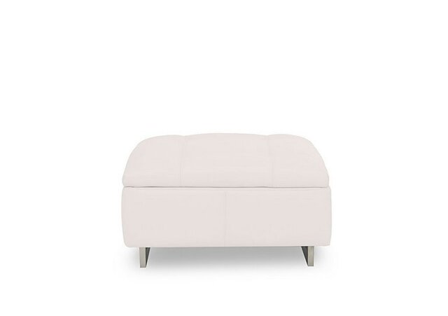 Moet Large Leather Standard Footstool - Cotton