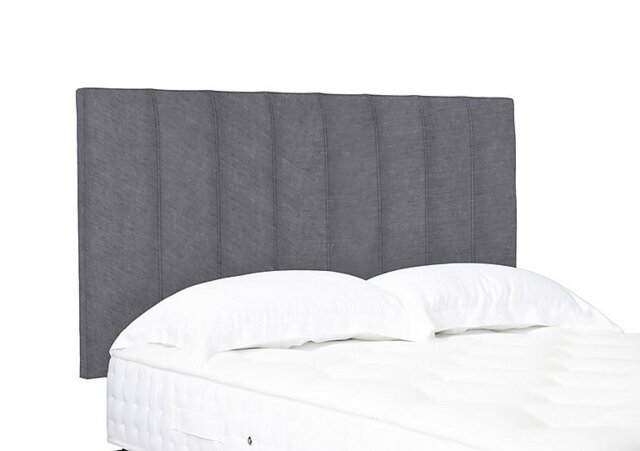 Artisan Collection Axel High Strutted Headboard - Single - Aston Steel