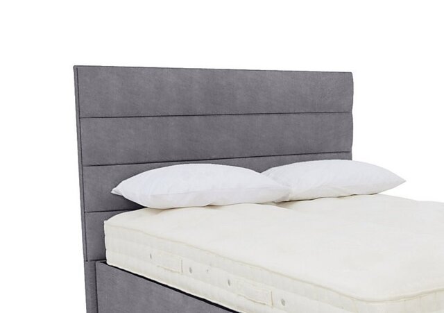 Artisan Collection Natsu Standard Floor Standing Headboard - Super King - Aston Steel