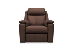 G Plan - Thornbury Leather Power Recliner Chair with Power Headrest and Power Lumbar - Capri Oak