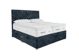 Sleepeezee - Natural Touch 3000 Pillowtop Zip and Link Side Ottoman Divan Set - Daytona Ocean
